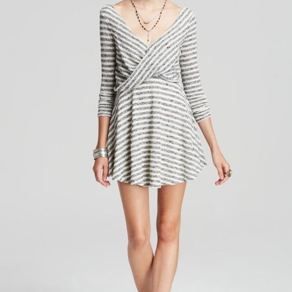 Free People Striped Knit Maverick Dress